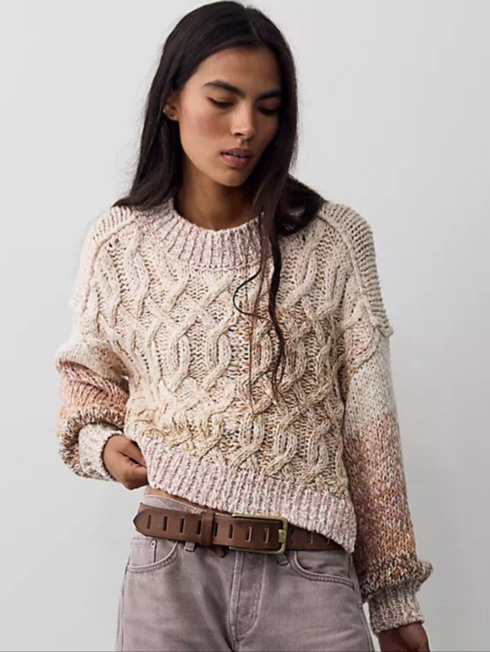 Free People Opal Multicolored Marled Sweater Size S - Fit Details In Description